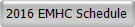 2016 EMHC Schedule